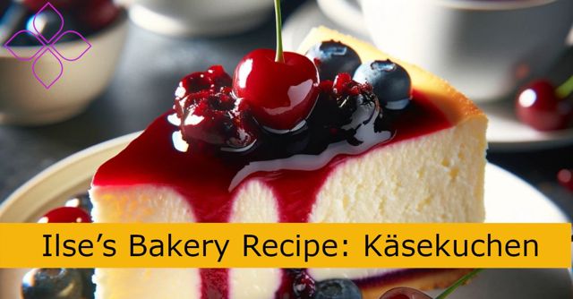 Ilse’s Bakery Recipe: KäsekuchenSocial Media Image