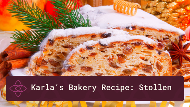 Karla’s Bakery Recipe: Stollen Social Media Image