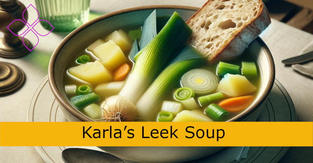 Karla’s Leek Soup Social Media Image